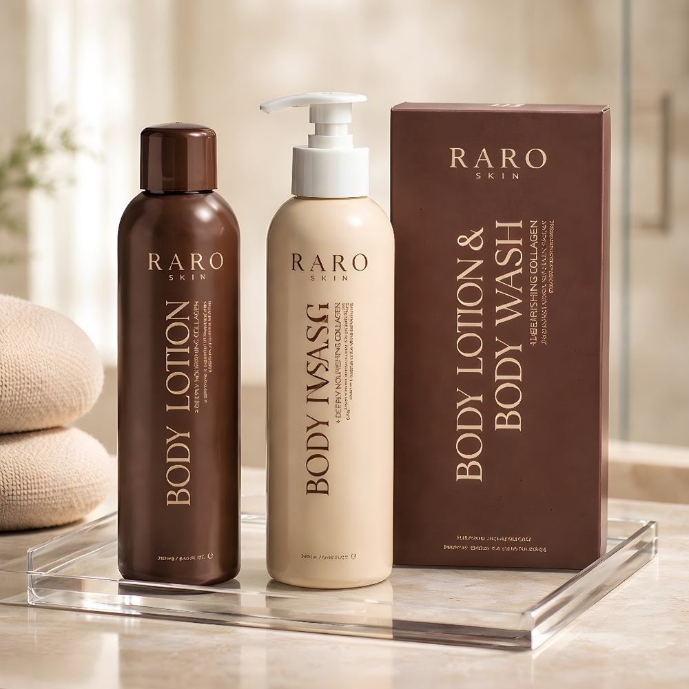 Brown and Cream Body Wash